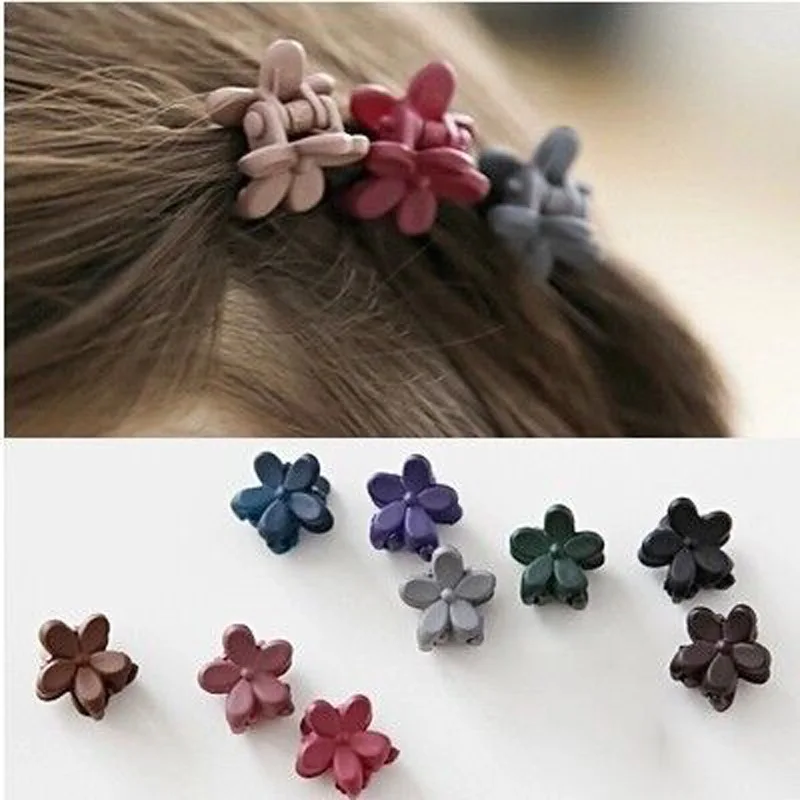 

15 pcs New Fashion Baby Girls Small Hair Claw Cute Candy Color flower Hair Jaw Clip Children Hairpin Hair Accessories Wholesale