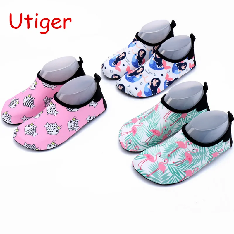 

Child Boy Girl Shoes Slipper children sports Sneaker Shoes snorkeling anti-skid Swim soft socks Baby Kid aqua beach Surf shoes