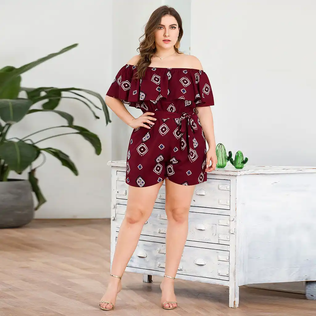 cheap plus size playsuits