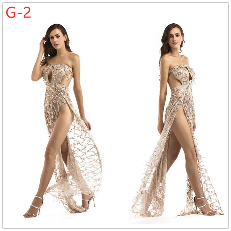 

Adult sexy strapless Club Ballroom long Dresses Summer Women Party Bridesmaids Robe Longue Femme dance Dresses for lady