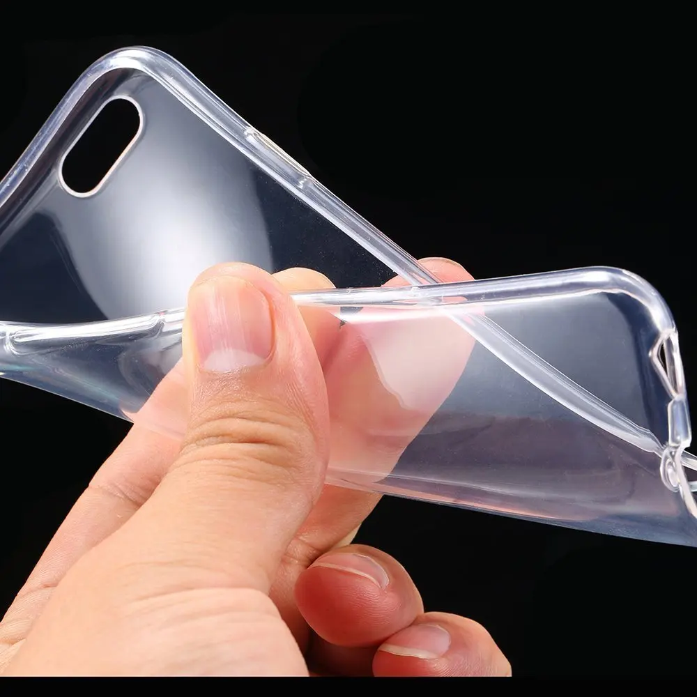 Clear Transparent Silicone For iphone XS Max XR 7 8 Plus 7plus 8plus 6 6S 5 5s se Cover Soft Silicon Iphone s Cases |