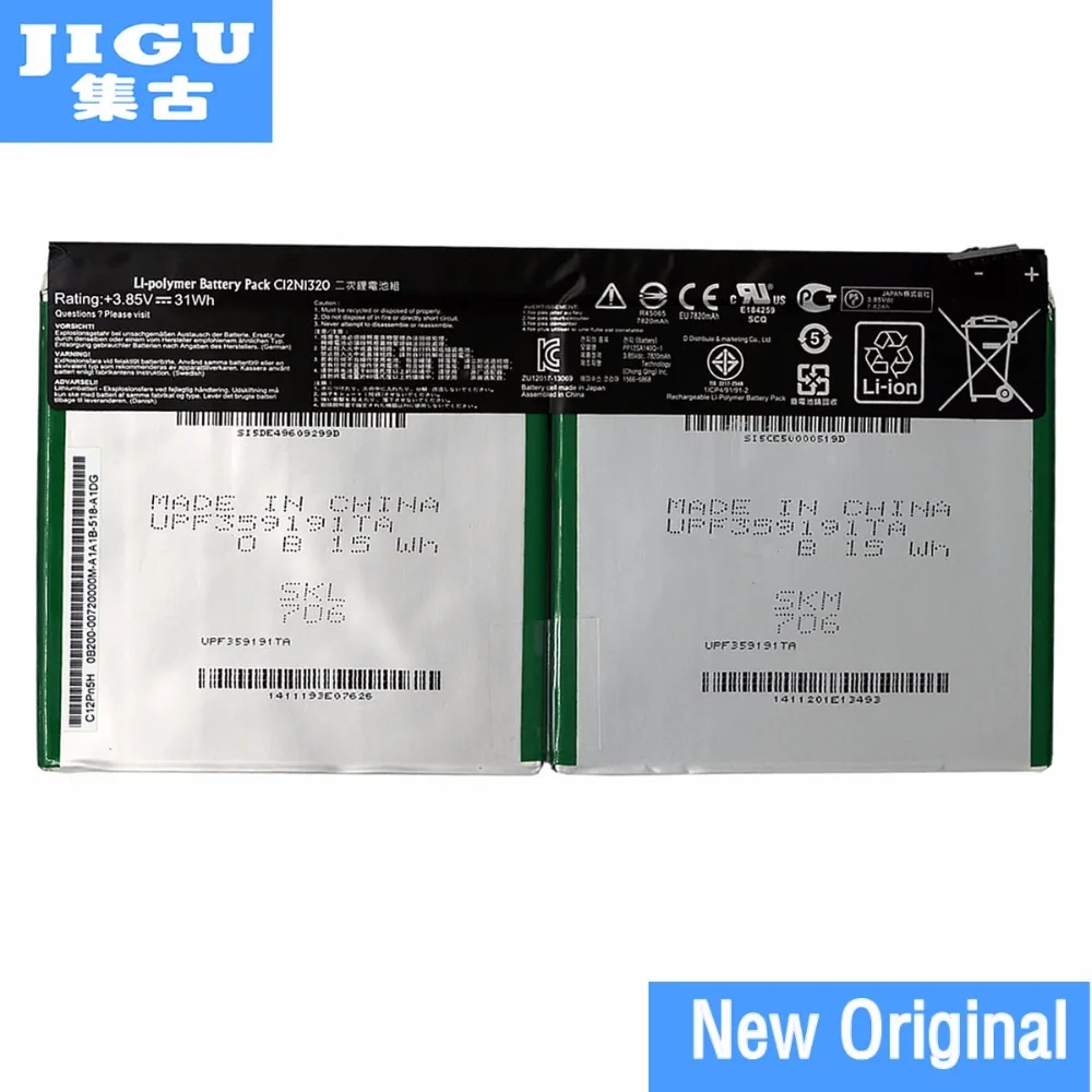 Скидка JIGU C12N1320 Оригинальный аккумулятор для ноутбука Asus для Transformer Book T100 T100TA3735 T100TAM T100TA3740