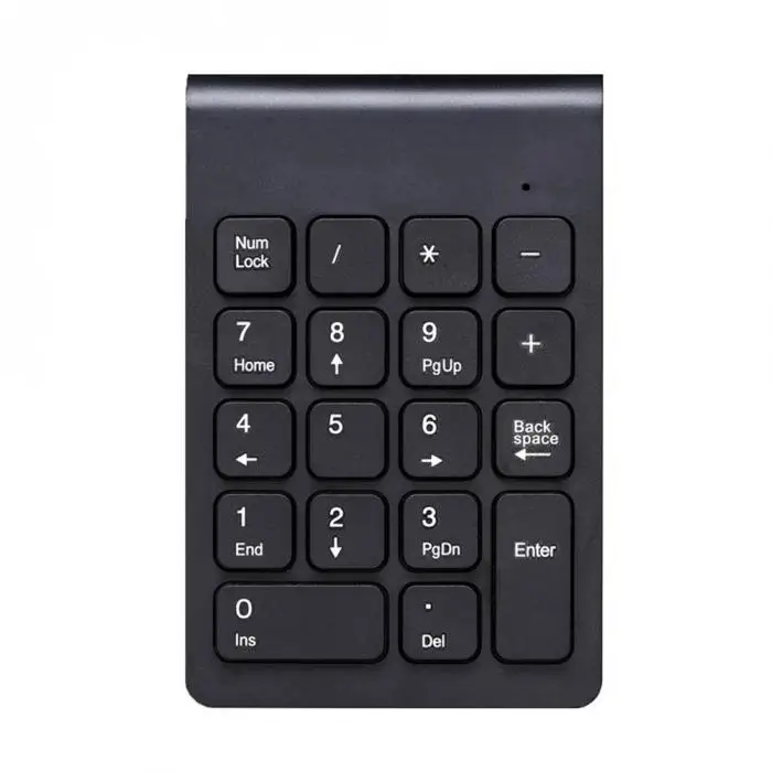 Новая портативная 2,4G беспроводная цифровая клавиатура USB с номером Pad 18 клавиш мини цифровая клавиатура для ноутбука ПК ноутбук Настольный D