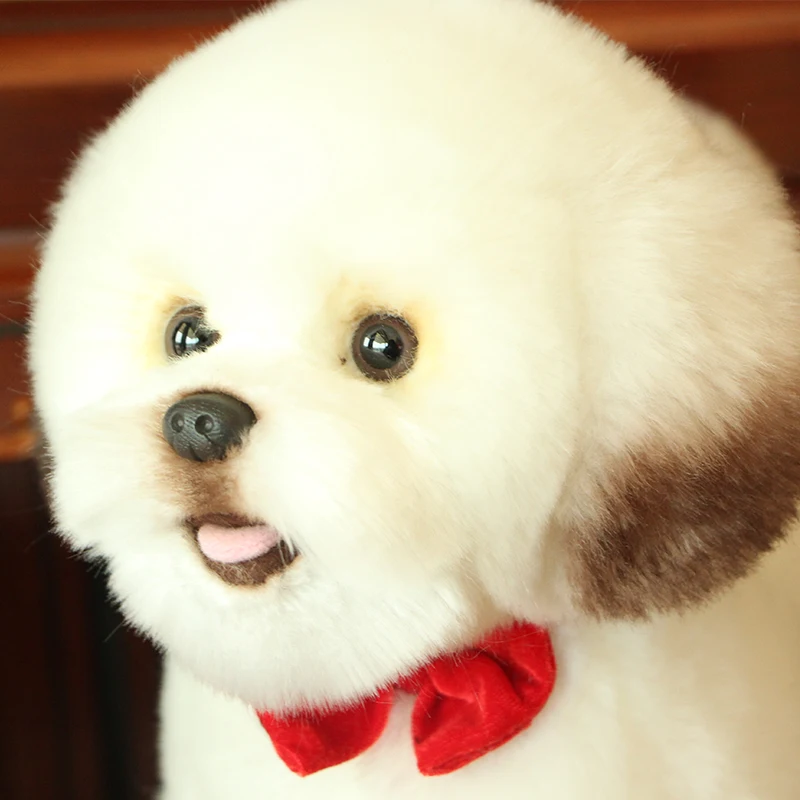 Children's Plush Toys Simulation Dog Poodle Doll Stuffed Animals Dogs for Girlfriend Kid Birthday Gift 30x14x28 DY50299 (3)