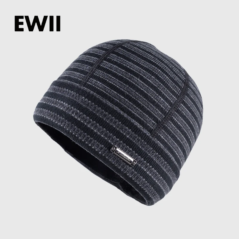

2017 Men beanie winter knitted hats boy beanies cap gorro skullies men striped wool hat man warm casual bonnet caps bone