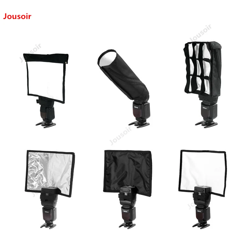  Multifunctional external portable flash reflector Folding machine top flash flexo hood beam light c