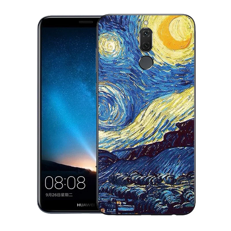 Для huawei mate 10 Lite/Nova 2i/MaiMang6 модная задняя крышка с принтом для mate 10 Lite/mate 10lite Мягкий силиконовый чехол для телефона