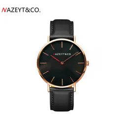 Горячая распродажа! студент Bauhaus кожа часы унисекс высокого качества люксовый бренд женщины и мужчины 40 мм ультратонкие циферблат Lover часы