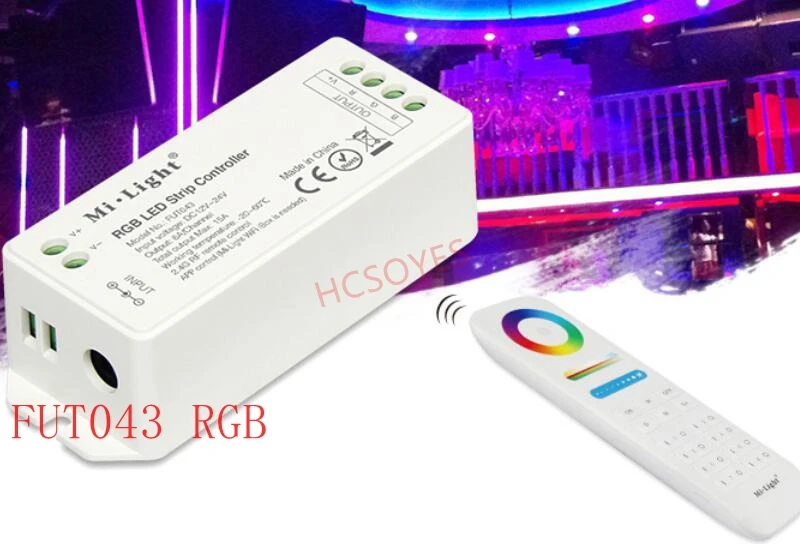 MIlight FUT043 FUT044 FUT045 2,4G RGB контроллер Wifi RGB CCT сенсорный пульт дистанционного управления 12 В~ 24 В RGB/RGBW