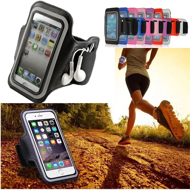 Beste Running Jogging Sport Armband Gym Arm Band Tas Houder Voor iPhone 6 6 Plus 6 S 6 Plus 7 8 X Universele Voor Hieronder 5.5 inch Telefoon gt; lt;
