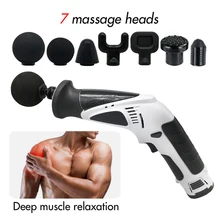Fascial массажный пистолет для мышц, Сменные аксессуары для головы, глубокий массаж тканей, перкуссионная терапия, облегчение боли, расслабление, насадки