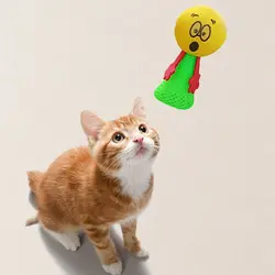 Прыгающая игрушка эльф кошка игрушка для кошек прыгающая игрушка случайные цвета и стили