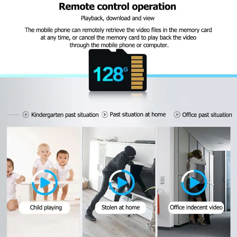 1080P HD Беспроводная Wi Fi умная мини камера видеокамера ИК ночная версия