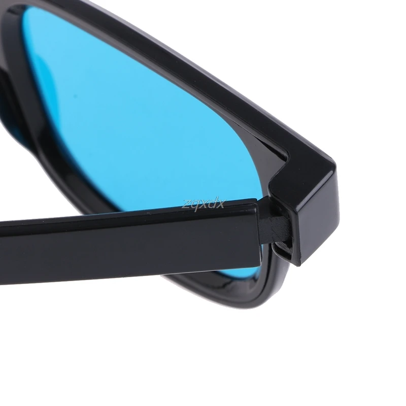 Fashion Universal Black Frame Red Blue Cyan Anaglyph 3D Glasses 0.2mm For Movie Game DVD Whosale&Dropship