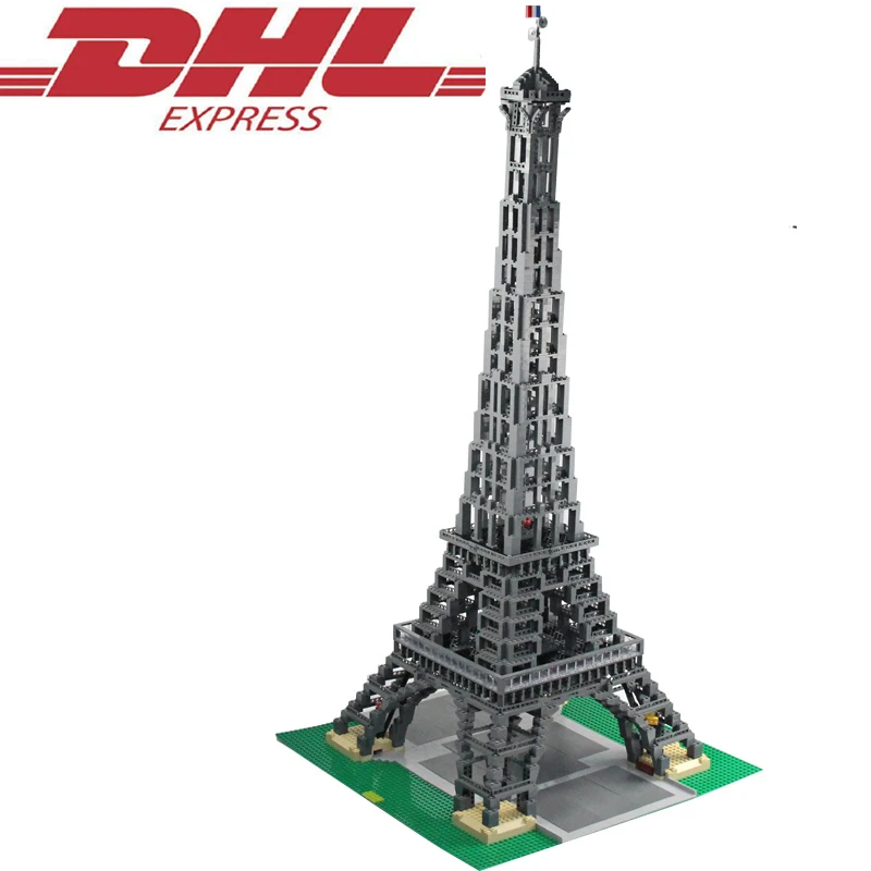 

3478Pcs 30009 LELE City Figures The Eiffel Tower Model Building Kits Blocks Bricks Toys For Children Gift Compatible With 10181