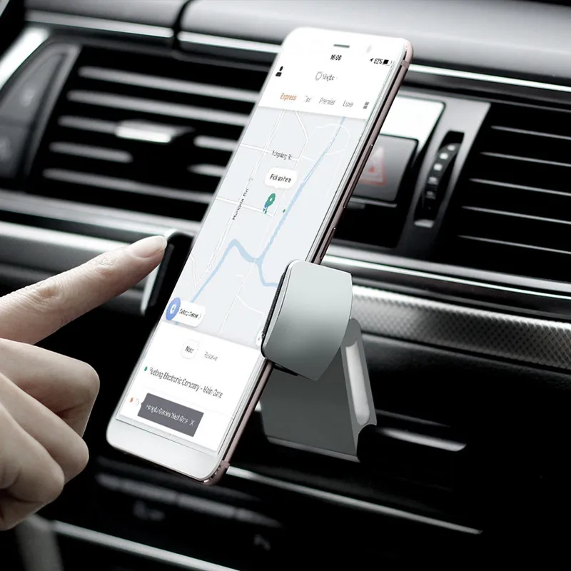 Skup Alightstone uniwersalny uchwyt samochodowy na telefon do wejścia na cd aluminiowy mobilny stojak do iphone a Samsung dla wszystkich 3.5 6.0 Cal telefon