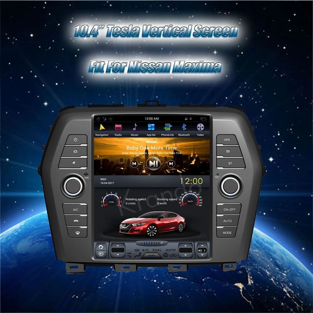 Krando Android 7 1 10 4 Vertical Screen Car Dvd Gps Radio Navigation Krando Vertical Screen Android Car Radio Multimedia For Nissan Maxima Navigation With Gps System
