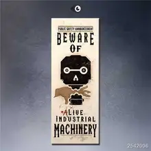 Dangerous Machine-1 Steampunk Art Poster Print Wall Decor gift Landscape Rectangle Canvas Printings Impressionist 20x50cm