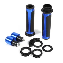 1 пара 7/" Универсальный алюминиевый руль для мотоцикла ручная акустическая система Концевая ручка черный/золотой/серебристый/синий/оранжевый автомобильные аксессуары