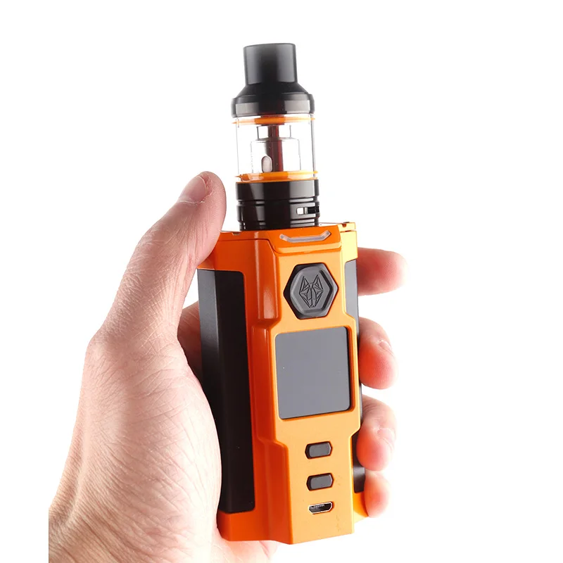 

Original Snowwolf Vfeng-S Kit Electronic Cigarette 230W Box Mod 2.8ml T3 Atomizer Vaporizer With 1.3 inch TFT Color Screen Vape