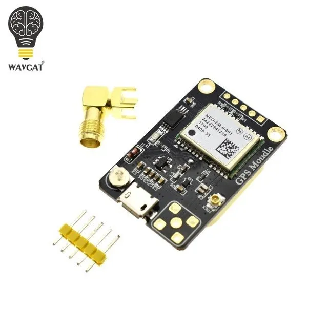 WAVGAT NEO-6M gps модуль gps 6MV2, NEO6MV2 с EEPROM APM2.5 антенна для MWC aerocquad для управления полетом самолета Arduino - Цвет: Синий