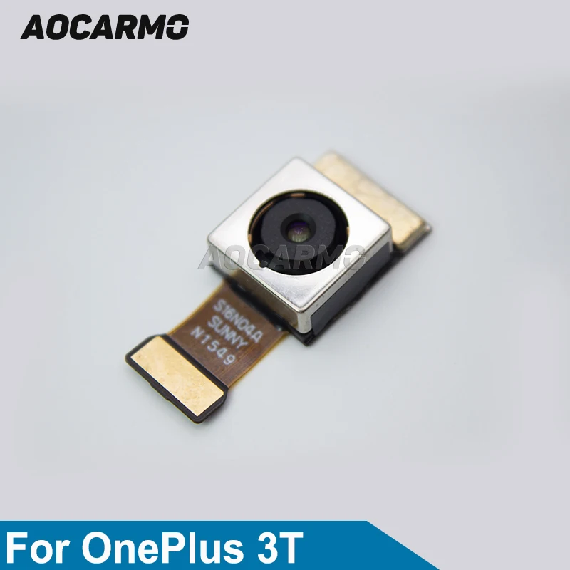 

Aocarmo Back Camera Replacement Rear Main Lens Repair Flex Cable Camera Module For OnePlus 3T 1+3T A3010 16MP