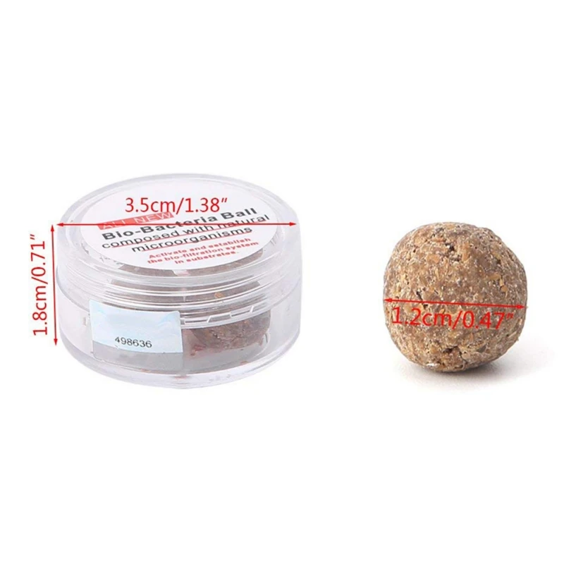 

Aquarium Water Stabilizer Clean Balls Non Toxic Bio-Bacteria Water Clarifying Agents for Fish Tank Aquarium Clean Products 3PCS
