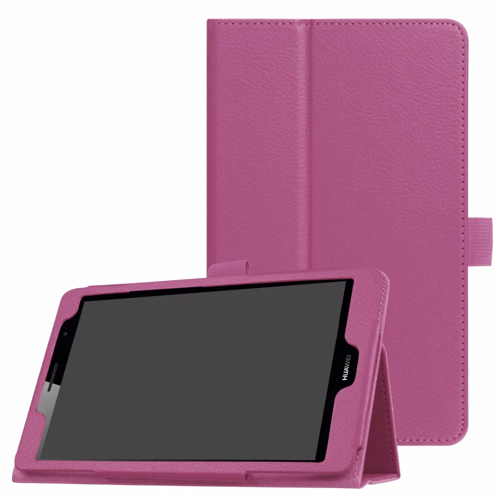 Чехол для Funda huawei Media Pad Mediapad T3 8 KOB-L09 KOB-W09 8,0 чехол для планшета s подставка складной чехол-книжка Litchi из искусственной кожи Smart Cover