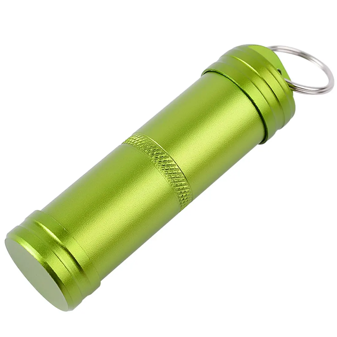 Горячая Открытый может таблетки емкость для бутылок коробка бушкрафт брелок водонепроницаемый контейнер EDC аварийного выживания туристическое снаряжение для кемпинга - Color: Green