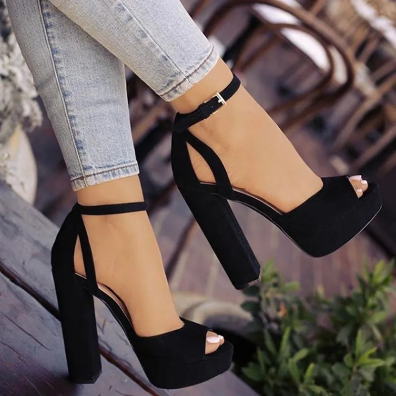 Neue-plattform-schuhe-frauen-schwarz-high-heels-party-pumpen-damen-sommer-sexy-offene-spitze-block-ferse