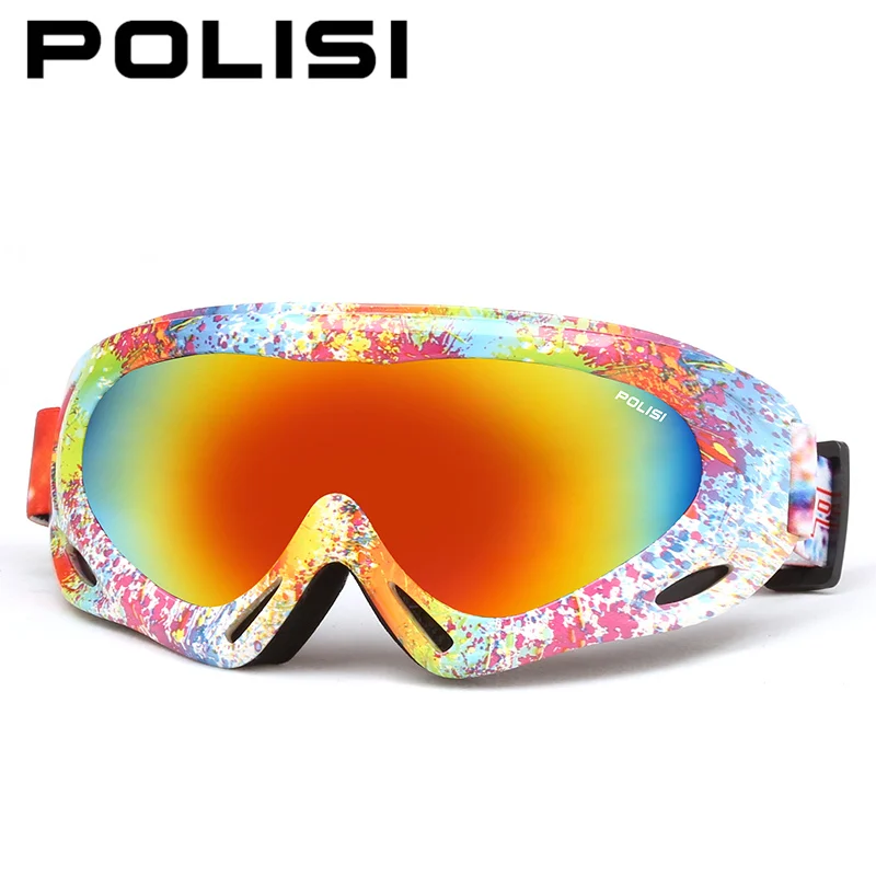 POLISI de Niños de invierno, esquí, Snowboard, gafas de los niños niñas al aire libre de nieve gafas UV400 Anti-niebla nieve Esqui gafas POLISI de Niños de invierno, esquí, Snowboard, gafas de los niños niñas al aire libre de nieve gafas UV400 Anti-niebla nieve Esqui gafas