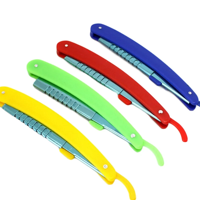 1Pcs color random stainless steel Hair Styling Blades Holders Razor