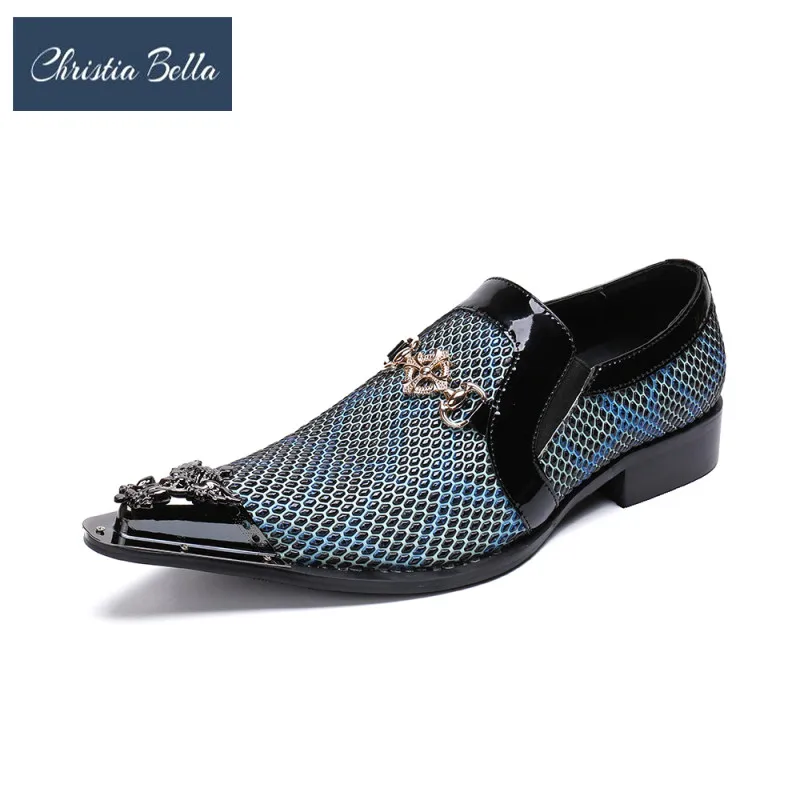 Christia Bella Large Size Formal Party Man Shoes Mental Pointed Toe Men Office Shoes Designed by Italian Designer Business Shoes Christia Bella Large Size Formal Party Man Shoes Mental Pointed Toe Men Office Shoes Designed by Italian Designer Business Shoes