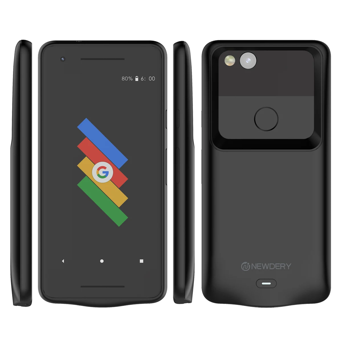 Чехол WIN 5200 мАч, чехол для зарядного устройства для Google Pixel 2 XL, чехол, внешний аккумулятор, чехол для зарядки, ультра тонкий внешний аккумулятор, чехол для зарядного устройства