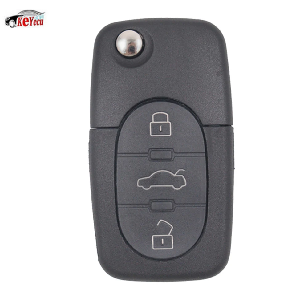 Keyecu New Replacement Shell Remote Car Key Case Fob 3