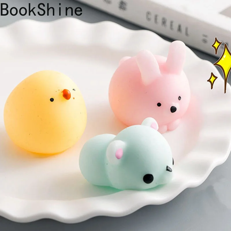 

Fun Stress Squishies Squeeze Friet Kit Squishy Soft Cute Cat Wipes Antistress Boot Ball Decompression Sticky Eliminate Pets Toys