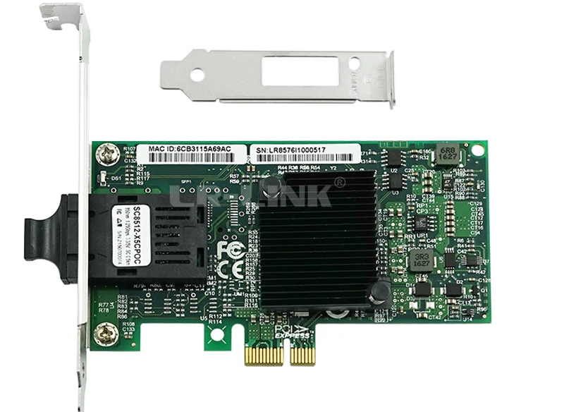 LR-LINK сетевая карта Gigabit Ethernet 1000base-lx PCI-Express волоконно-оптическая Lan Карта серверный адаптер настольный Intel 82576