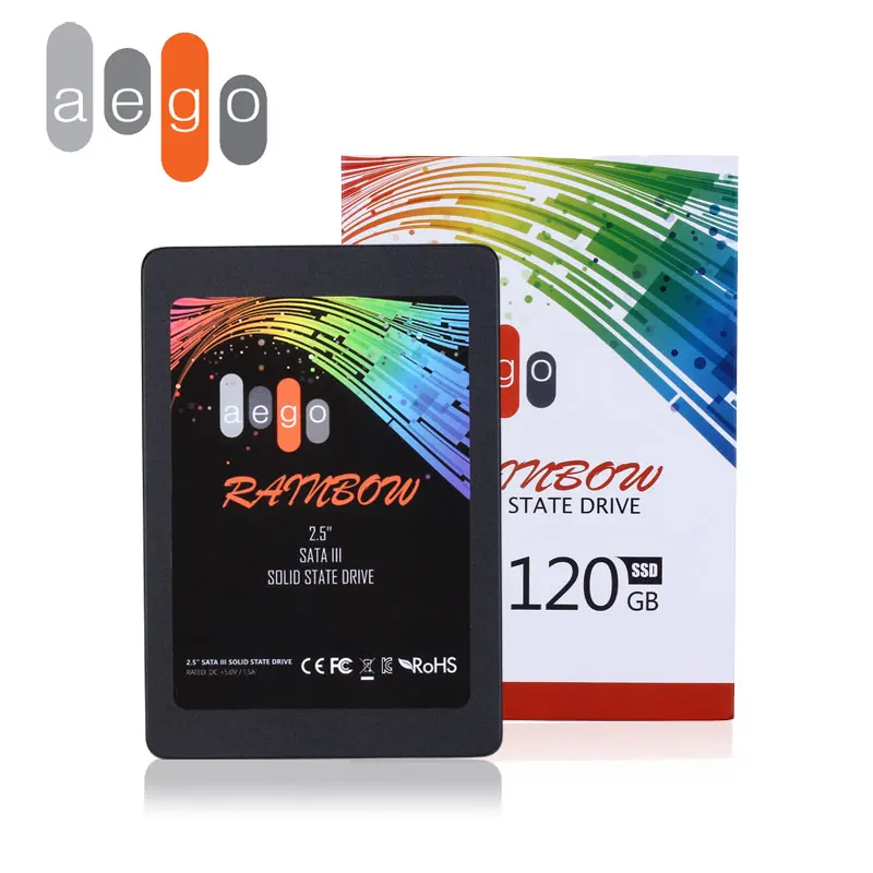  AEGO 120GB SSD Interne Solid State Drive 25 zoll SSD Fest Dive SATAIII High Speed für Desktop-PCs/ 