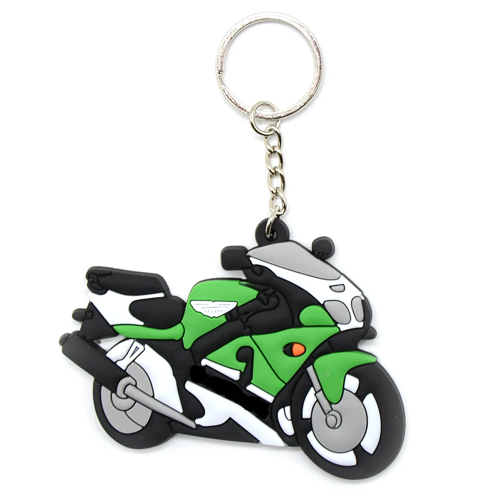 

Universal Motorcycle Key Chain Keyring Soft Rubber Motorcycle Key Ring For KAWASAKI ZX14 NINJA all year