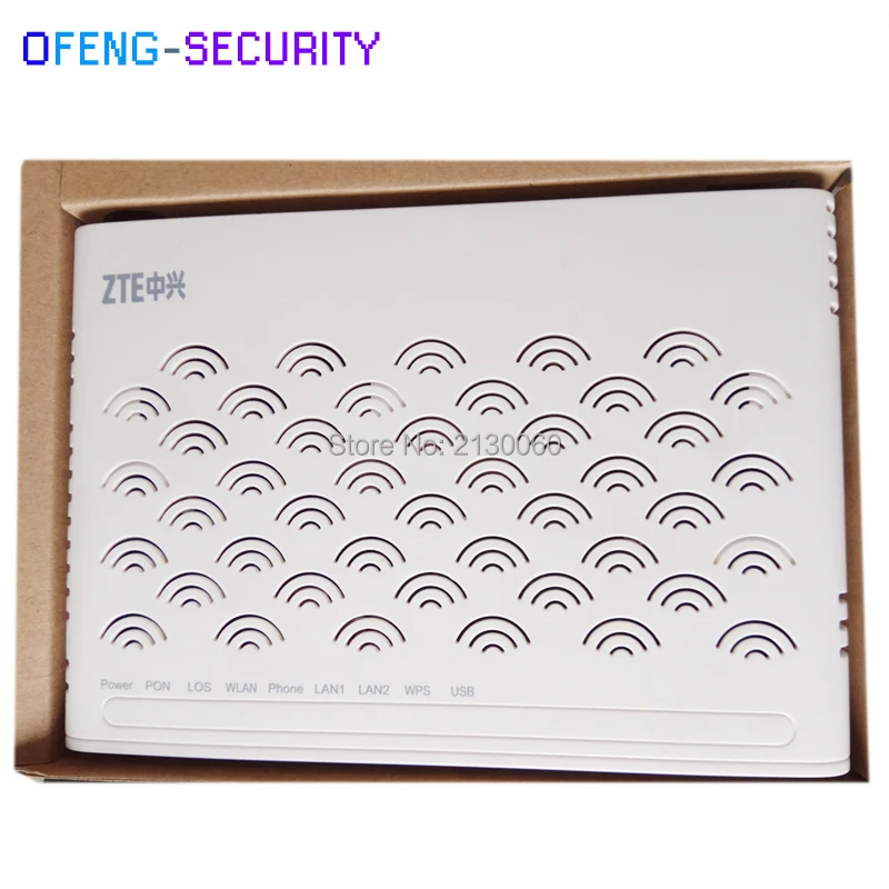 

F612W ZTE GPON with 2 ethernet ports+1 voice port+wifi, router,dual protocol