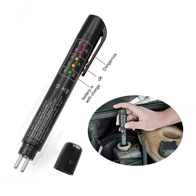 Brake Oil Tester Pen Car Brake Fluid Liquid High Accuracy Testing for Automobile M8617