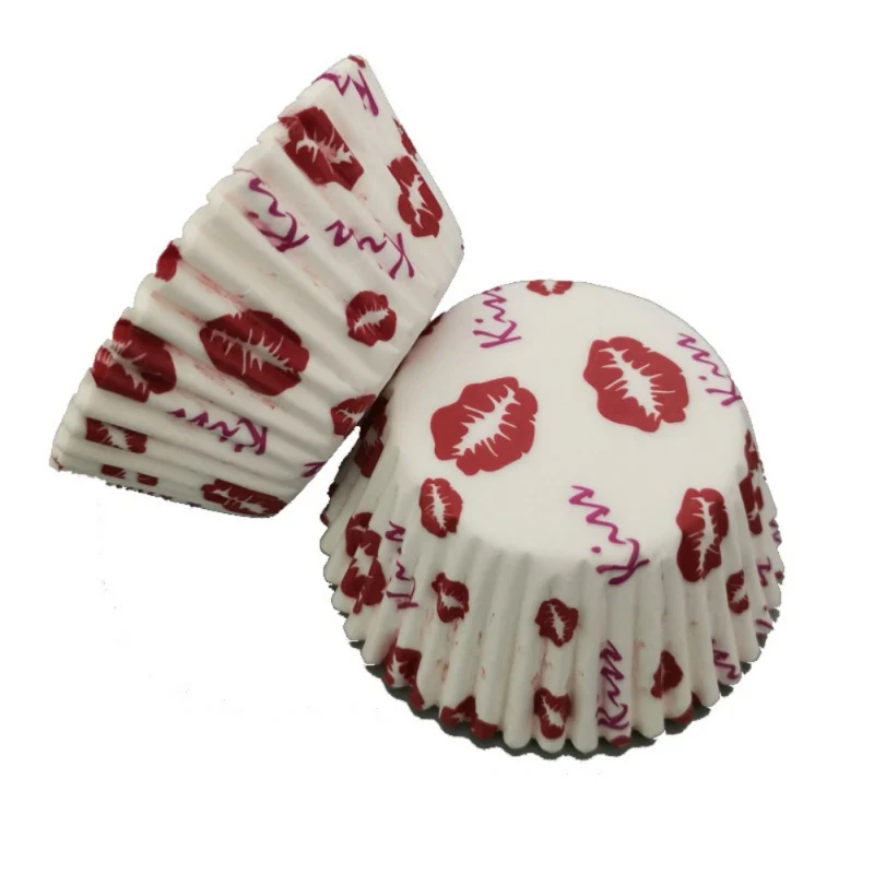 

100PCS/Set Muffin Cupcake Paper Cups Cake Forms Cupcake Liner Baking Muffin Box Cup Case Party Tray Cake Mold