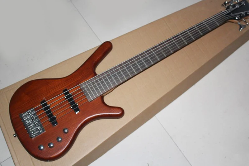 

6 Strings Electric Bass Guitar with Active Circuit,Chrome Hardware,Rosewood Fretboard without Inlay,offering customized services