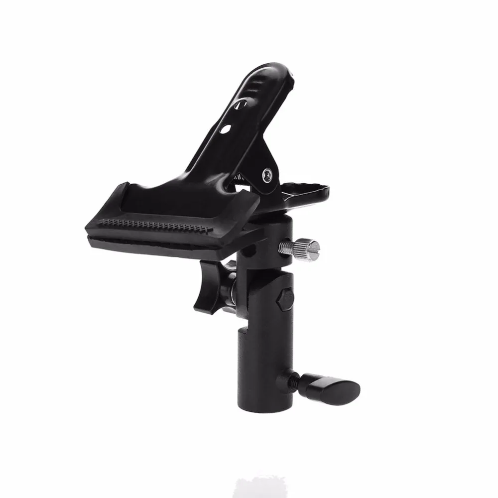 Buy Metal Clamp 3/8'' & 1/4'' Rotatable Clip Holder Light Stand Studio
