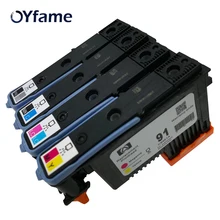 OYfame 91 печатающая головка C9460A C9461A C9462A C9463A головка принтера для hp 91 совместимый для hp 91 печатающая головка для hp Designjet Z6100