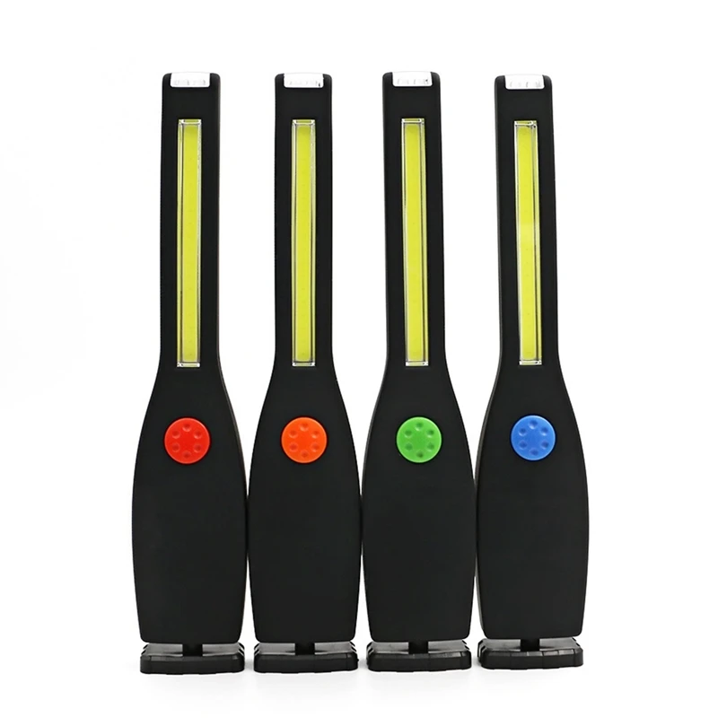 

2 Modes Magnet Multifunctional Portable COB LED Flashlight Working Lamp Torch With Magnetic Randomly ON/OFF Push Switch