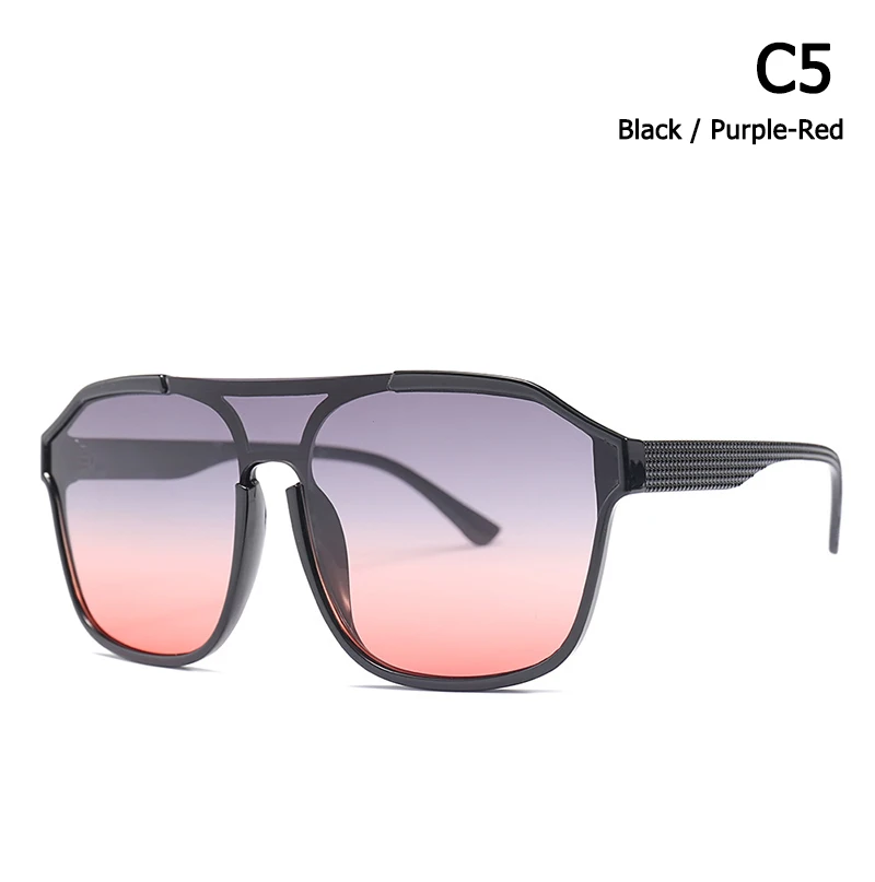 JackJad модные современные крутые квадратные стильные солнцезащитные очки для мужчин и женщин винтажные градиентные брендовые дизайнерские солнцезащитные очки Oculos De Sol 20046 - Цвет линз: C5
