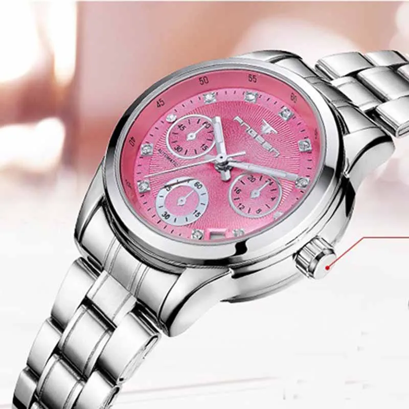 

Fashion Womans' Watch Waterproof Women's clock Mechanical Watch ladies Wrist Watches Free Shipping Sale