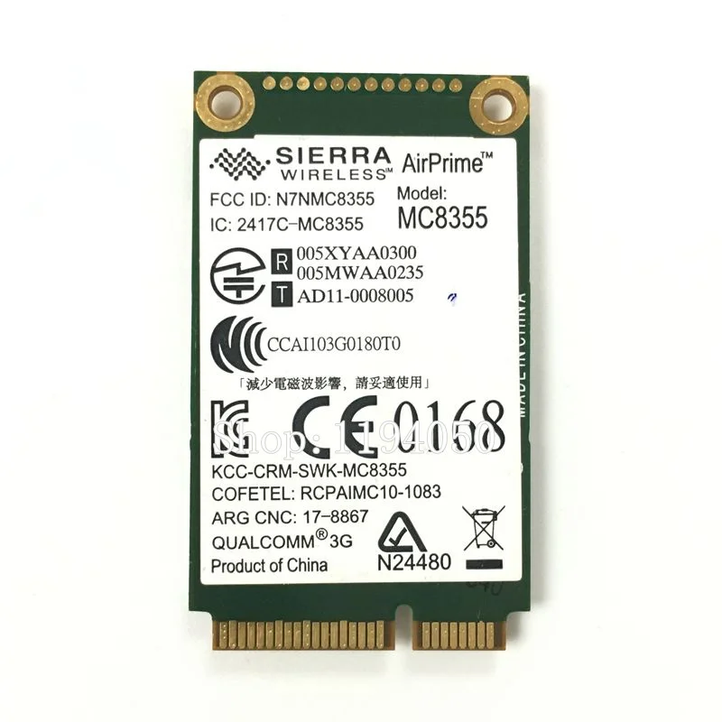 MC8355 Gobi3000 3g карта WWAN HSPA+ модуль сетевой карты WCDMA для hp 634400-001 2170p 2560p 8460p 8560w 4540s 6460b 6570b WLAN