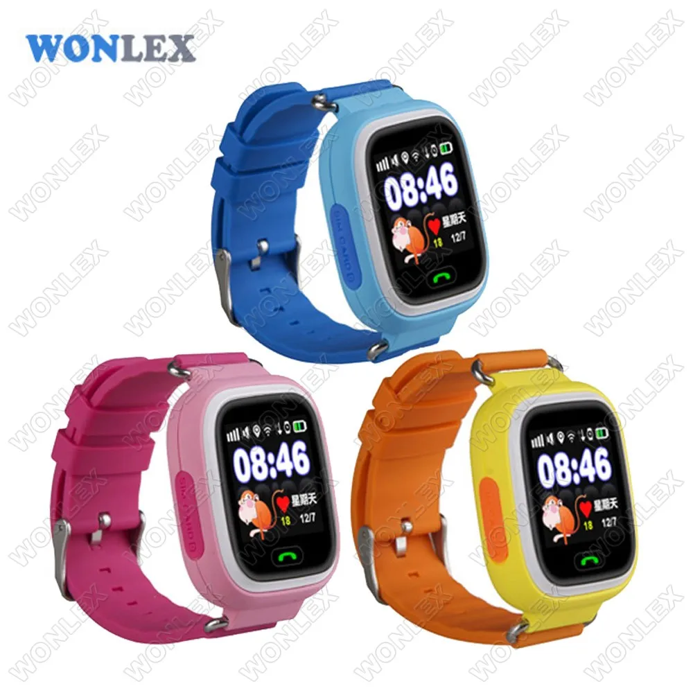  Wonlex GW100 MTK2503 LBS/GPS/Beidou/WIFI Positioning Touch Screen Smart Phone Kids GPS Watch Childr - 32655498078